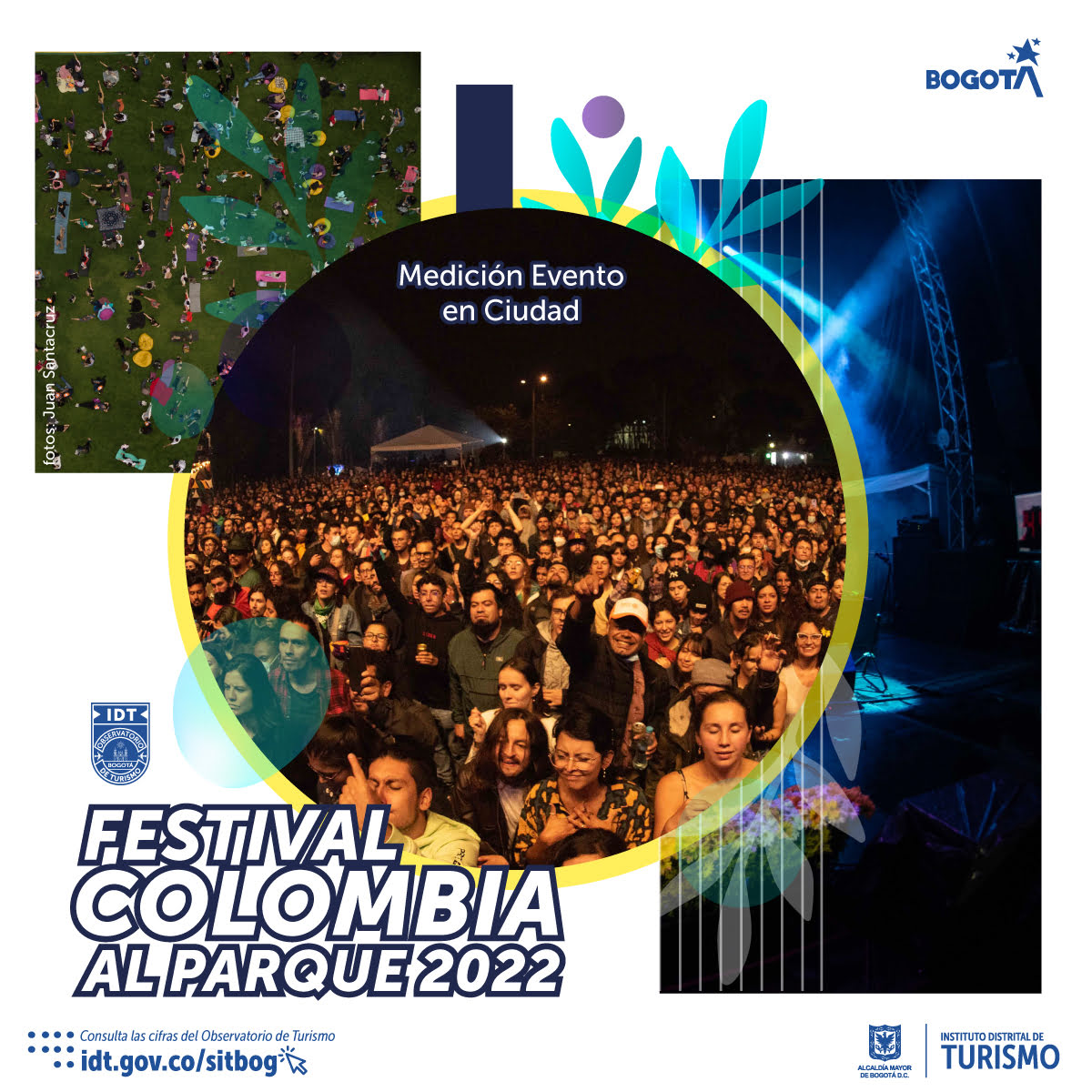 Medición Evento en Ciudad Festival Colombia al Parque 2022