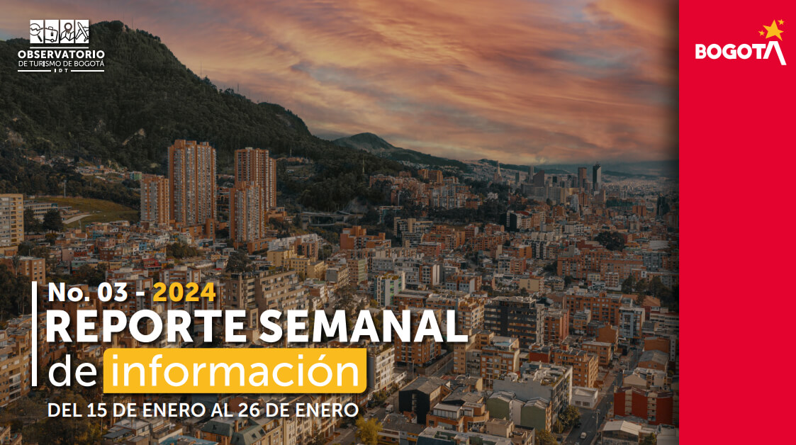 Reporte semanal de información del 15 de enero al 26 de enero de 2024
