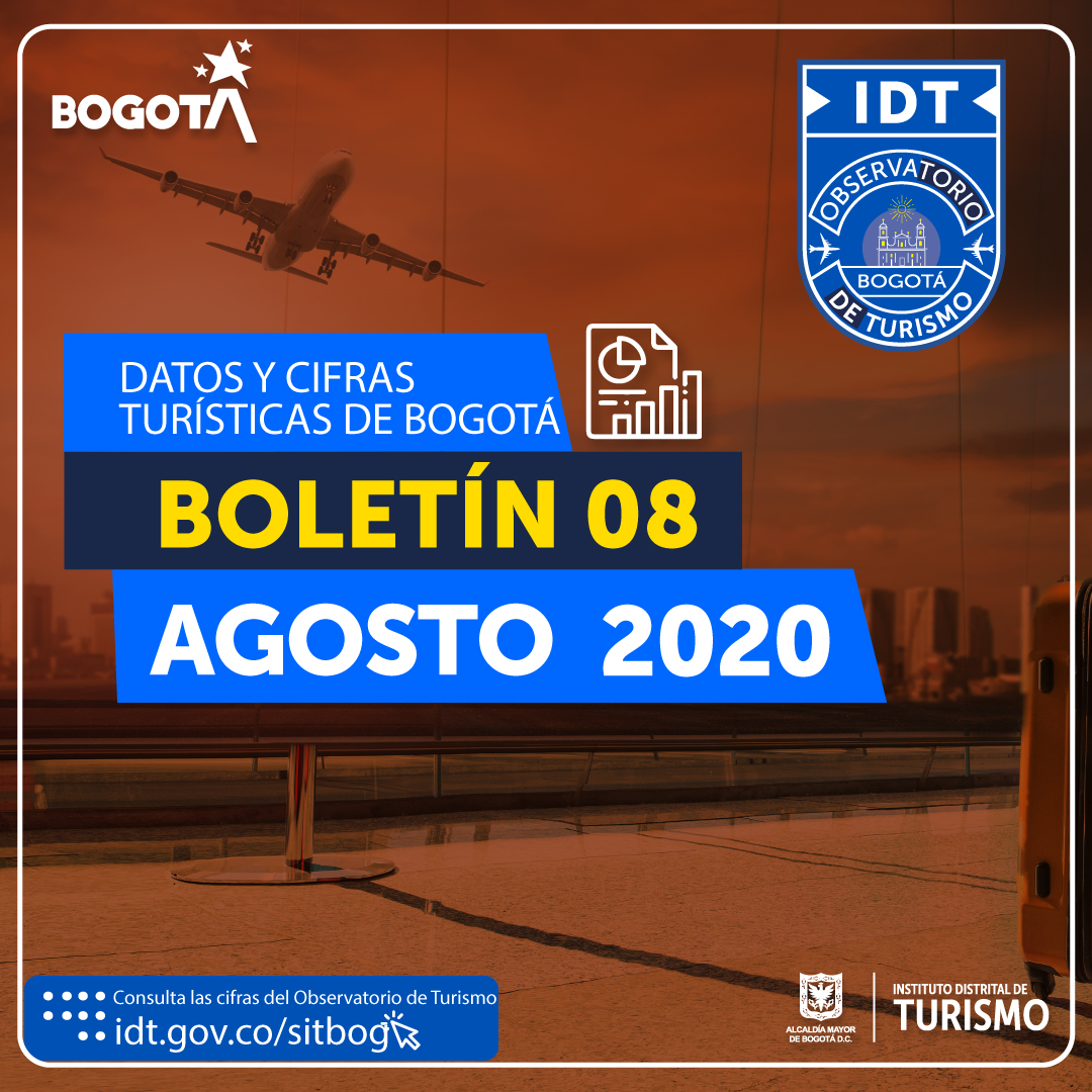 Boletín de Estadísticas de Turismo de Bogotá N°08 Agosto de 2020