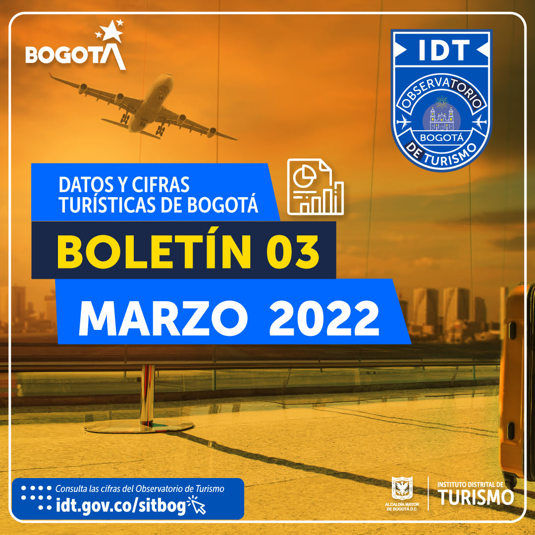 Boletín de Estadísticas de Turismo de Bogotá N° 03 Marzo de 2022