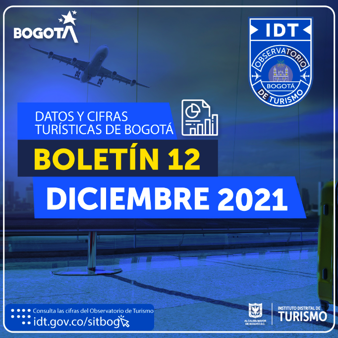 Boletín de Estadísticas de Turismo de Bogotá N° 12 Diciembre de 2021