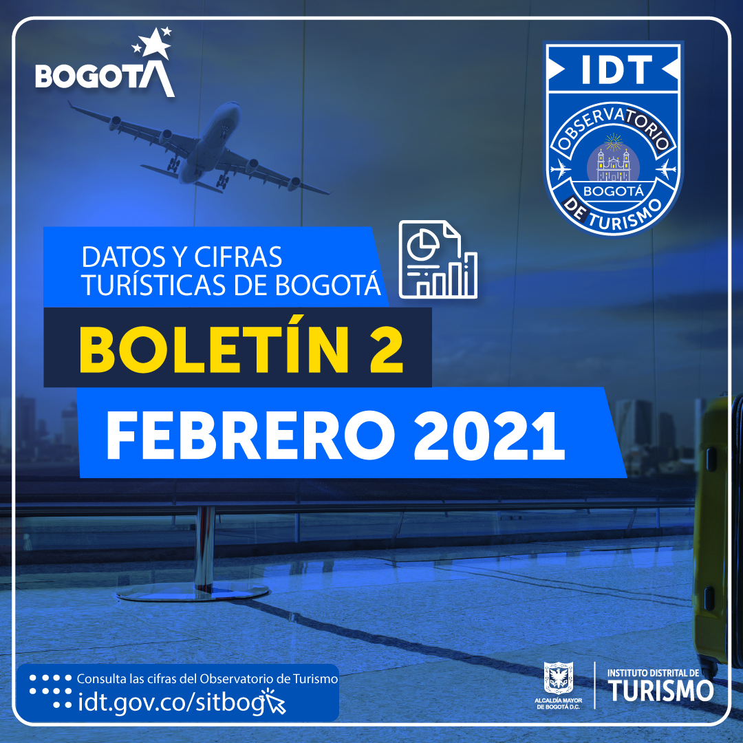Boletín de Estadísticas de Turismo de Bogotá N° 02 Febrero de 2021