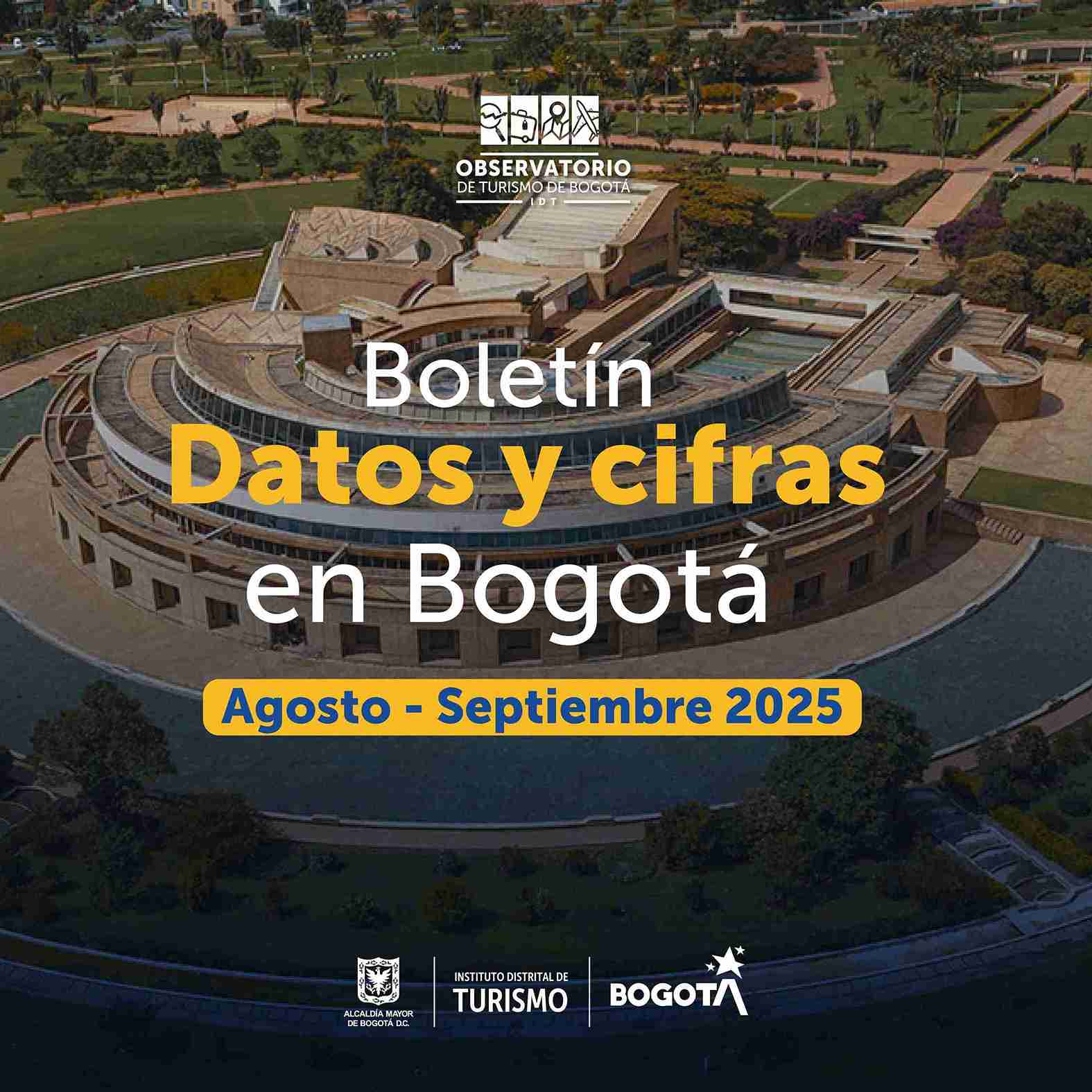 Boletín cifras de turismo en Bogotá - Agosto - Septiembre 2025