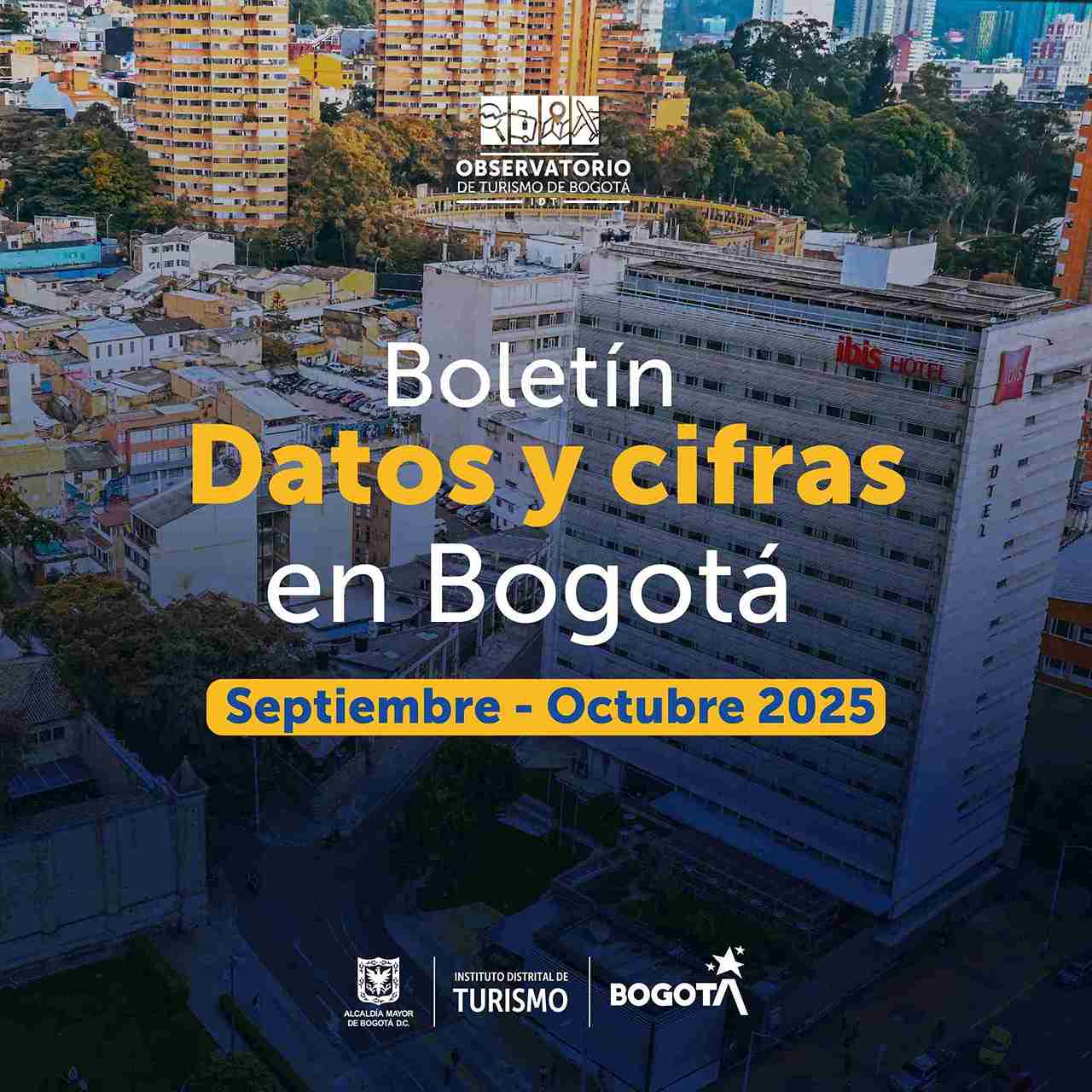 Boletín cifras de turismo en Bogotá - Septiembre - Octubre 2025