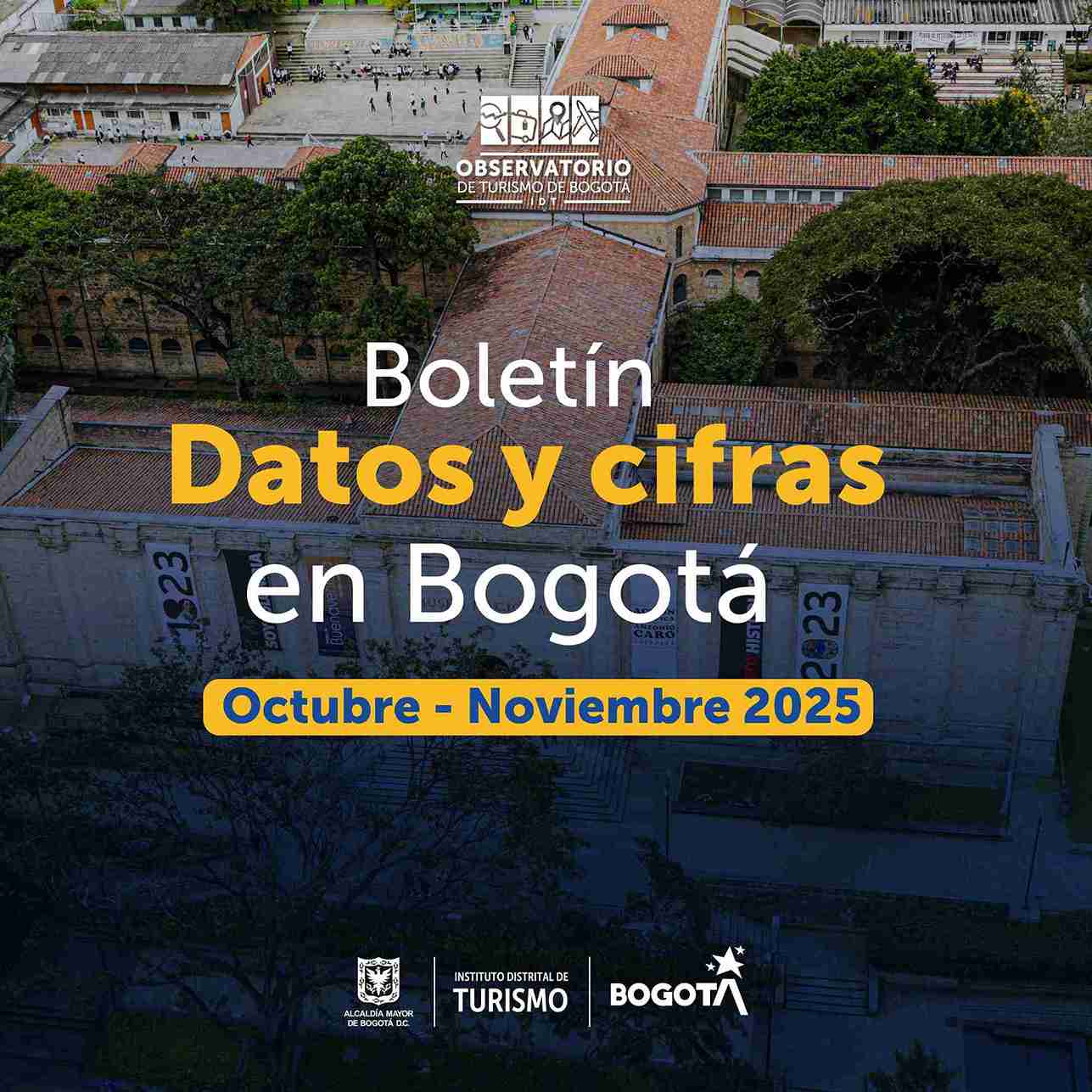 Boletín cifras de turismo en Bogotá - Octubre - Noviembre 2025