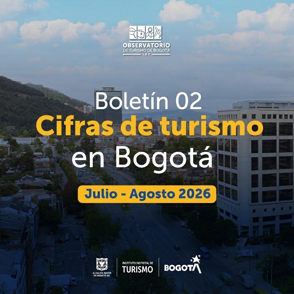 Boletín 02. Análisis y cifras de turismo en Bogotá (Julio - Agosto 2026)