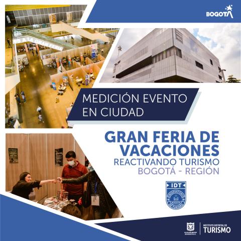 Medición Evento En Ciudad Gran Feria De Vacaciones Reactivando Turismo Bogotá Región