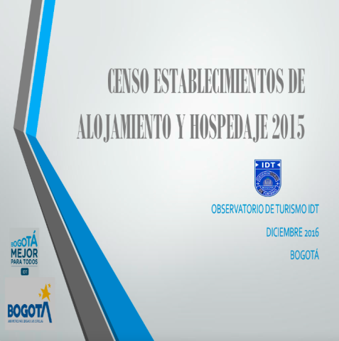 Estudio Censo de Establecimientos de Alojamiento y Hospedaje 2015