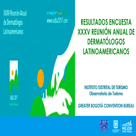 Medición Evento en Ciudad Resultados Encuesta XXXV Reunión Anual de Dermatólogos Latinoamericanos 2017