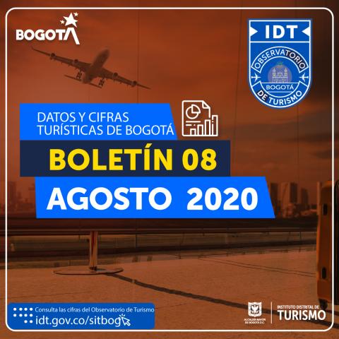 Boletín de Estadísticas de Turismo de Bogotá N°08 Agosto de 2020