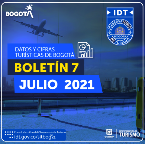 Boletín de Estadísticas de Turismo de Bogotá N° 07 Julio de 2021