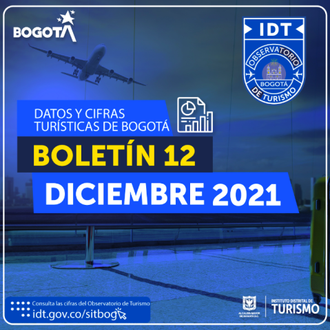 Boletín de Estadísticas de Turismo de Bogotá N° 12 Diciembre de 2021
