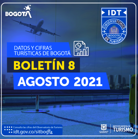 Boletín de Estadísticas de Turismo de Bogotá N°08 Agosto de 2021