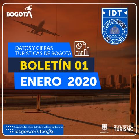 Boletín de Estadísticas de Turismo de Bogotá N° 01 Enero de 2020