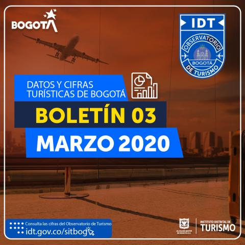 Boletín de Estadísticas de Turismo de Bogotá N° 03 Marzo de 2020