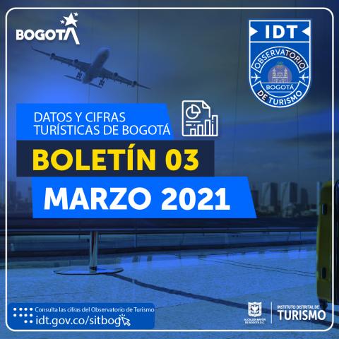 Boletín de Estadísticas de Turismo de Bogotá N° 03 Marzo de 2021