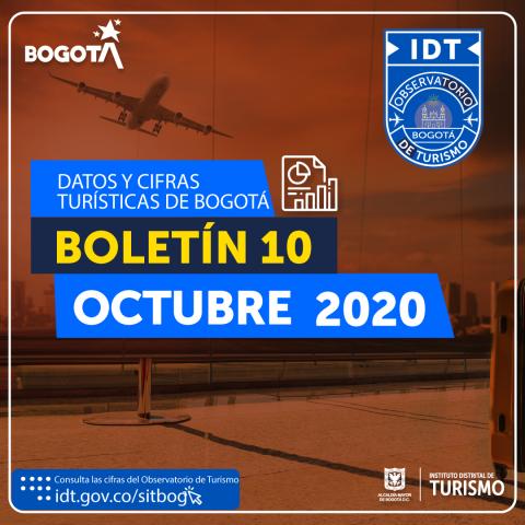 Boletín de Estadísticas de Turismo de Bogotá N° 10 Octubre de 2020