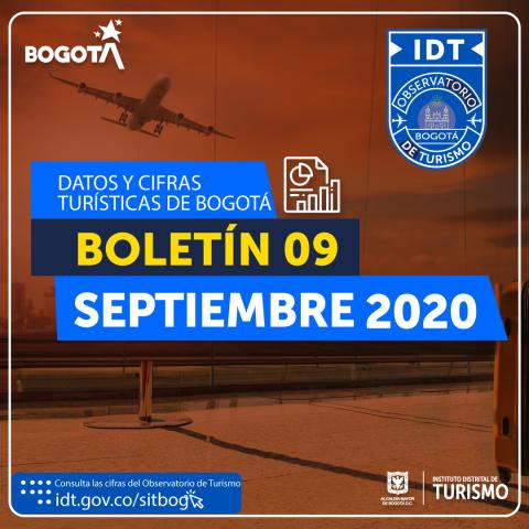Boletín de Estadísticas de Turismo de Bogotá N° 09 Septiembre de 2020