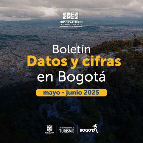 Boletín cifras de turismo en Bogotá - mayo - junio 2025