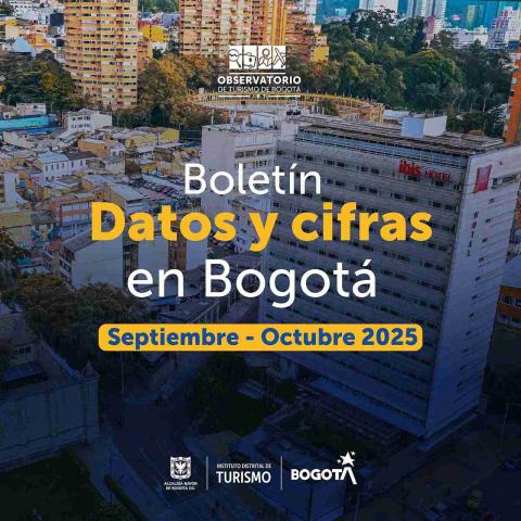 Boletín cifras de turismo en Bogotá - Septiembre - Octubre 2025