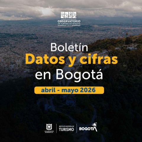 Boletín cifras de turismo en Bogotá - Abril - Mayo 2026